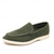 billige Casual loafers-Herre lyseblå slip-on casual loafers – pustende flate sko i semsket skinn med polstret såle for vårantrekk, daglig pendling og avslappede byturer