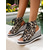 voordelige Sleehaksandalen-Dames veter-spijkerbroeken met sleehak, modieuze peeptoe zomerschoenen, perfect voor aan het zwembad, brunchuitjes en cafés aan zee