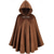 baratos Capa &amp; Capa-Medieval Hoodies Robe Normal Moderno Sem Colarinho Fantasia Adulto Capa