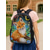 abordables Sacs à dos pour Enfants et Adolescents-Ensemble sac à dos renard pour écolières, 3 pièces, comprenant un sac à goûter et une trousse, un adorable sac à dos animal de la forêt pour la rentrée et le quotidien.