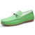 abordables Mocassins décontractés-Mocassins en similicuir rouge pour hommes, design élégant à enfiler avec semelle intérieure confortable et coussinée, idéal pour les week-ends décontractés et les voyages