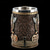 abordables Tazas-Taza de pirata vikingo con cabeza de dragón medieval, taza de regalo para Oktoberfest, taza de cerveza de resina 3D con revestimiento de acero inoxidable, artículos de bar góticos para decoración del hogar, pub o taberna.