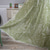 ieftine Perdele macrame și șir-Cortină boho pentru dormitor din bumbac imprimat și in draperie rustică bohemiana cu ciucuri pentru feronerie 1 panou frunze tropicale verzi