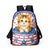 abordables Sacs à dos pour Enfants et Adolescents-Ensemble de sac à dos 3 pièces pour enfants, imprimé animal, sac à livres imperméable avec sac à lunch et trousse pour garçons et filles du primaire, pour la rentrée scolaire et le quotidien