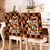 cheap Halloween Kithen-Halloween Printed Dining Chair Covers - Festive Spooky Design, Stretchable and Durable, Perfect for Dining Room Party Decorations