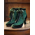 voordelige Victoriaanse en Edwardiaanse-Dames Laarzen Grote maten Hak Laarzen Buiten Feest Valentijnsdag Booties enkellaarzen Kleine hak Ronde Teen Elegant Vintage Modieus Kant Suède Veters Zwart Rood Groen
