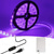 abordables Tiras de Luces LED-Tira de Luz LED Púrpura Tira de Luz LED con Interfaz USB y Conmutador o Caja de Baterías Lámpara LED SMD2835 No a Prueba de Agua