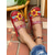 cheap Women's Clogs &amp; Mules-Women's Purple Floral Leather Slip-On Clogs with 3D Flower Appliqué – Vintage Bohemian Comfort Shoes for Casual Wear, Gardening, and Travel