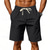 cheap Classic-Men's Shorts Linen Shorts Summer Shorts Beach Shorts Drawstring Pocket Elastic Waist Stripes Comfort Breathable Short Beach Vacation Holiday Hawaiian Boho Black Navy Blue
