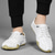 abordables Chaussures Décontractées à Lacets-Chaussures de sport décontractées à lacets vertes pour hommes – baskets légères et respirantes pour la marche en extérieur, les voyages et le quotidien