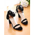 cheap Dress Sandals-Women&#039;s Strappy Block Heel Sandals with Ankle Tie Design for Casual Dates and Summer Outings