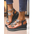 cheap Nightlife Party-Women&#039;s Rhinestone Butterfly Wedge Sandals - Sparkly Platform Party Shoes for Nightlife and Club Events