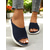 cheap Slide Sandals-Women's Colorful Woven Mesh Slide Sandals – Lightweight Open-Toe Slip-Ons with Airy Comfort, Perfect for City Errands, Beach Town Walks and Patio Relaxation