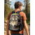 abordables Mochilas para Niños y Adolescentes-Conjunto de mochila de 3 piezas con estampado de lobo para niño: mochila escolar ligera y duradera con lonchera y estuche para lápices para estudiantes, aventuras al aire libre y viajes diarios. Kayomi Harai