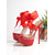 economico Festa Notturna-Scarpe con plateau trasparenti nere da donna con lacci alla caviglia in raso - tacchi alti sexy per feste notturne ed eventi serali