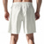 cheap Classic-Men's Shorts Linen Shorts Summer Shorts Beach Shorts Drawstring Pocket Elastic Waist Stripes Comfort Breathable Short Beach Vacation Holiday Hawaiian Boho Black Navy Blue
