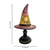 cheap Decorative Lights-1 Pc Retro Resin Witch Hat Light Unique Indoor Bedside Table Bedroom Night Light Halloween Festival Atmosphere Decorative Light USB Plug in