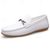 abordables Mocassins décontractés-Mocassins en similicuir rouge pour hommes, design élégant à enfiler avec semelle intérieure confortable et coussinée, idéal pour les week-ends décontractés et les voyages