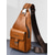 abordables Sacs pour homme-Sac bandoulière en similicuir marron pour homme - Sac de poitrine imperméable et résistant aux rayures avec bandoulière réglable pour les voyages, le travail ou une utilisation quotidienne décontractée en soirée