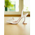 ieftine Pantofi slingback-Tocuri albe de damă cu slingback și fundă din perle - pantofi cu vârf ascuțit și transparenți pentru o întâlnire romantică sau ținute elegante de zi cu zi