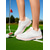 cheap Women&#039;s Golf Shoes-Women’s Pink Golf Shoes – Classic Lace-Up Sneakers for Outdoor Sports, Golf Tournaments and Casual Country Club Style