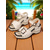 cheap Women&#039;s Flats-Women&#039;s White Platform Wedge Sandals with Double Buckle Straps – Boho - Chic Vacation Footwear for Beach Getaways &amp; Summer Trips
