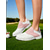 cheap Women&#039;s Golf Shoes-Women’s Pink Golf Shoes – Classic Lace-Up Sneakers for Outdoor Sports, Golf Tournaments and Casual Country Club Style