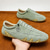 abordables Chaussures Décontractées à Lacets-Chaussures de sport décontractées à lacets vertes pour hommes – baskets légères et respirantes pour la marche en extérieur, les voyages et le quotidien