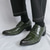 economico Scarpe Derby-Scarpe eleganti da uomo in similpelle con motivo coccodrillo rosso – scarpe oxford business lucide e alla moda per eventi formali, feste serali, occasioni eleganti e look professionali