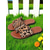 cheap Casual Sandals-Women’s Animal Print Slip-On Sandals with Zebra and Leopard Patch Design for Summer Picnics Backyard Lawn and Resort Vacation