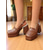 cheap 1950s-Women&#039;s Brown Chunky Platform Loafer Heels with Slingback Strap – Retro 1950s Style Block Heel Pumps for Fashion Events, Streetwear, and Daily Wear