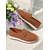 cheap Women&#039;s Slip-Ons &amp; Loafers-Women&#039;s Loafers with Gold Buckle – Casual Slip-On Flat Shoes for Garden Walks, Brunch &amp; Everyday Errands