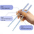 cheap Dining &amp; Cutlery-Adult Learning Chopsticks, Chopstick Corrector for Learning to Taste Asian Cuisine, Made of ABS&amp;Silicone Material