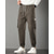 cheap Cargo Pants-Men&#039;s Cargo Pants Joggers Trousers Drawstring Elastic Waist Multi Pocket Plain Wearable Outdoor Daily Camping &amp; Hiking Fashion Classic Army Green Light Grey