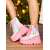 voordelige Mode laarzen-Roze platform combat boots voor dames, holografische veterschoenen met dikke hak en rits aan de zijkant, gedurfde streetstyle voor uitgaansgelegenheden en feestoutfits
