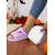 cheap Women&#039;s Slippers &amp; Flip-Flops-Women&#039;s Halloween Fuzzy Slippers - Black Plush Slide Sandals with Pumpkin Face Design for Cozy Fall Nights,Parties &amp; Indoor Wear