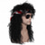 cheap Historical Wigs-80s Wig For Men Long Curly Black Rocker Cosplay Wig For Halloween(Only Wigs)