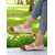 voordelige Platte damesschoenen-Tweekleurige gebreide ballerina's voor dames met bandje – ademende, casual Mary Jane-schoenen voor dagelijks gebruik, wandelen en lente-uitjes