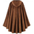 baratos Capa &amp; Capa-Medieval Hoodies Robe Normal Moderno Sem Colarinho Fantasia Adulto Capa