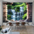 cheap Landscape Tapestry-Cave Forest Landscape Hanging Tapestry Wall Art Large Tapestry Mural Decor Photograph Backdrop Blanket Curtain Home Bedroom Living Room Decoration
