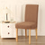 cheap Dining Chair Cover-Elastic Jacquard Chair Covers for Dining Room High Back Dining Dair Removable Washable Chair Cover Protector Slipcovers