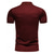 cheap Men&#039;s Classic Polo-Men&#039;s Polo Button Up Polos Casual Sports Lapel Short Sleeve Fashion Basic Print Buttons Summer Spring Black White Wine Navy Blue Polo