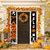 economico arazzi da parete di halloween-Bandiera a forma di ventaglio di Halloween, bandiera da esterno, per Halloween, da appendere alla recinzione del cortile, striscione con zucca spettrale, decorazione da tavolo, decorazione autunnale per la stanza, decorazione estetica per feste di complea