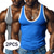 abordables Camisetas sin mangas de gimnasio-Hombre Camiseta sin mangas Camisetas Interiores Camisa sin mangas Camisa musculosa Sin Mangas Escote en U Escote en U Profunda Camiseta con cuello redondo Verano Bloque de color Tira de pozo Moda