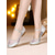 cheap Latin Shoes-Women&#039;s Gold Glitter Mesh Ballet Flats with Embroidered Lace - Professional Dance Shoes for Stage Performance, Ballroom Practice and Recital Wear