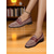 halpa Naisten mokkasiinit ja loaferit-Naisten tweed- ja keinonahkaiset loaferit, matalat slip-on-kengät toimistoon, matkoille ja jokapäiväiseen mukavuuteen