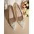 preiswerte Brautjungfer-Elfenbeinfarbene Satin-Hochzeitspumps mit Blockabsatz für Damen, spitze, mit Perlen verzierte formelle Brautschuhe für elegante Zeremonien