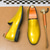 abordables Mocasines-Mocasines metálicos dorados brillantes para hombre: zapatos de vestir de piel sintética de moda para fiestas, recepciones de boda, presentaciones en el escenario, noches de graduación y eventos en clubes nocturnos.