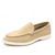 billige Casual loafers-Herre lyseblå slip-on casual loafers – pustende flate sko i semsket skinn med polstret såle for vårantrekk, daglig pendling og avslappede byturer