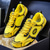 cheap Casual Sneakers-Men's Yellow Sports Sneakers with Black Accents - Lightweight Design, Breathable, Ideal for Running, Sports and Active Lifestyle